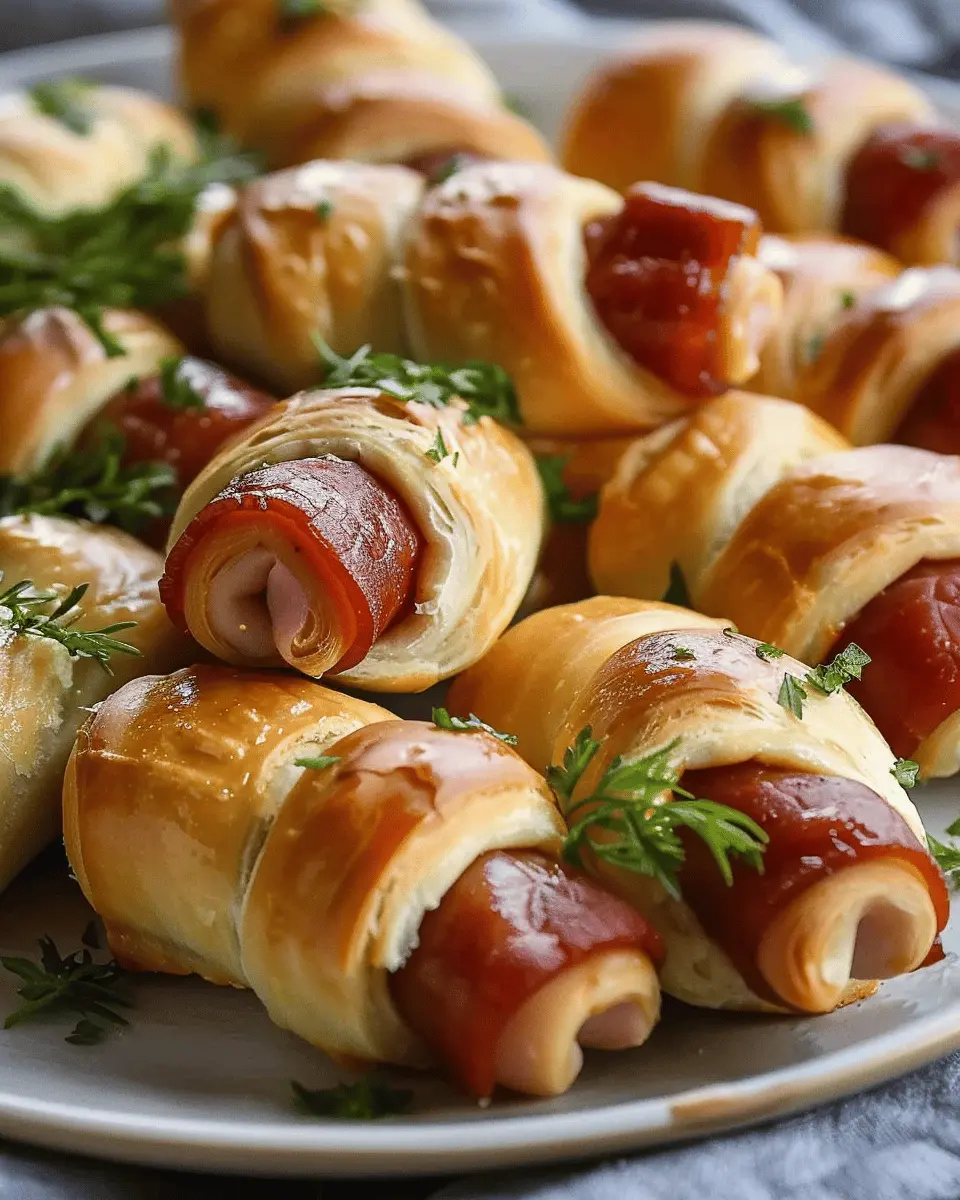 Pigs in a Blanket: Easy Turkey Bacon & Chicken Ham Delight