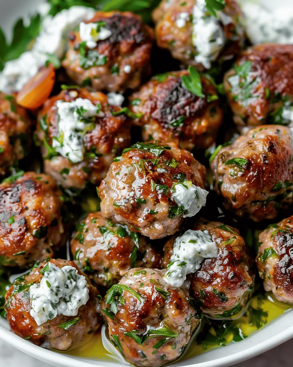 Keto Greek Meatballs You’ll Love: Juicy Turkey Bacon Delight