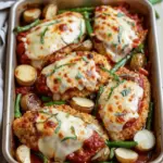 Healthy Chicken Parmesan with Vegetables