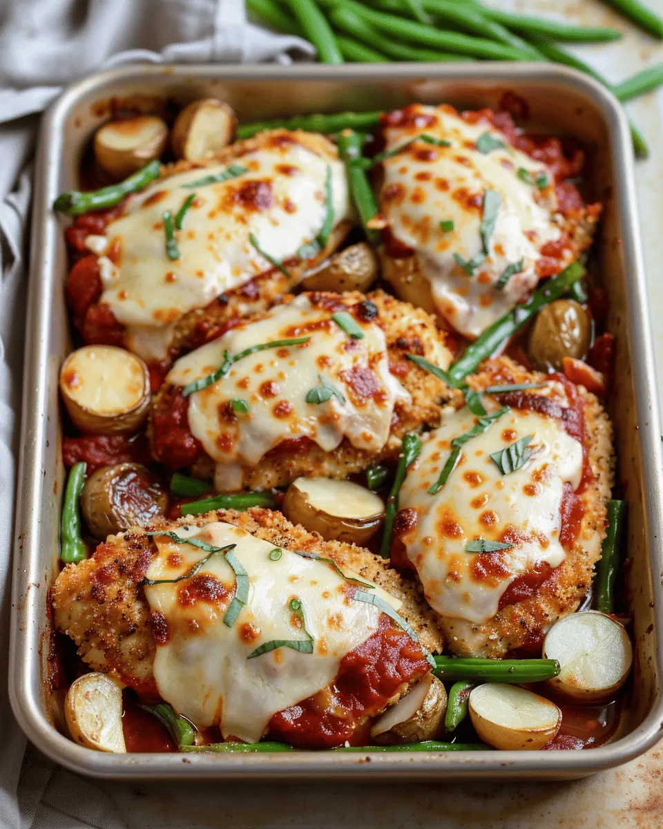 Healthy Chicken Parmesan Made Easy with Colorful Vegetables