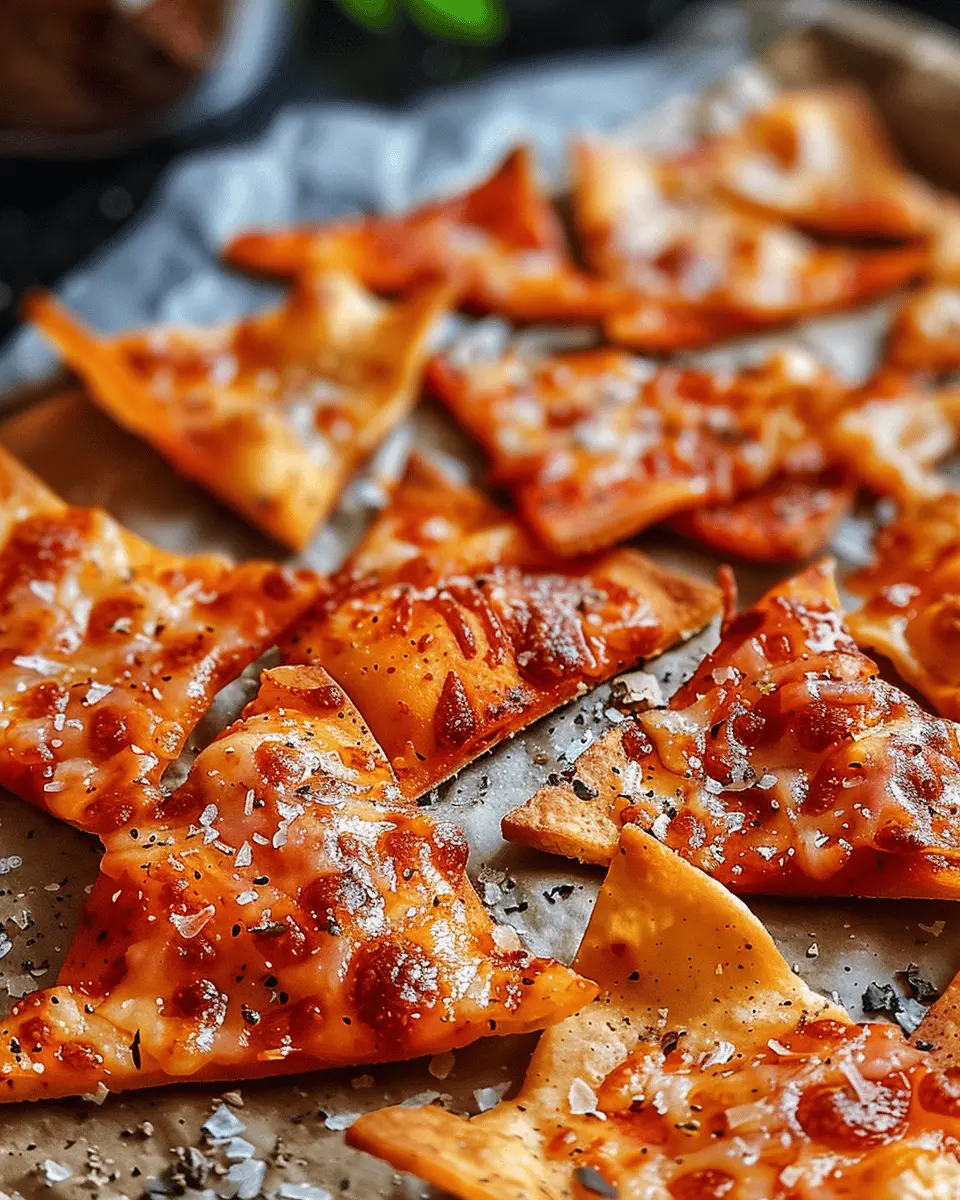 Crispy Pizza Chips: The Best Homemade Snack for Pizza Lovers