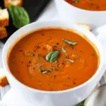 Roasted Tomato Basil Soup