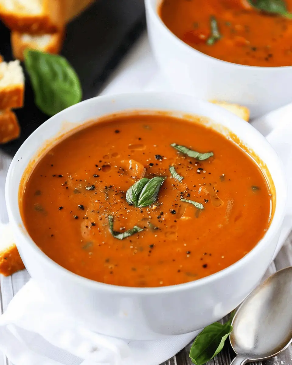 Roasted Tomato Basil Soup: The Best Comfort Recipe You’ll Love