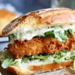 Crispy Chicken Caesar Sandwich