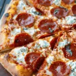 Hot Honey Pepperoni Ricotta Pizza