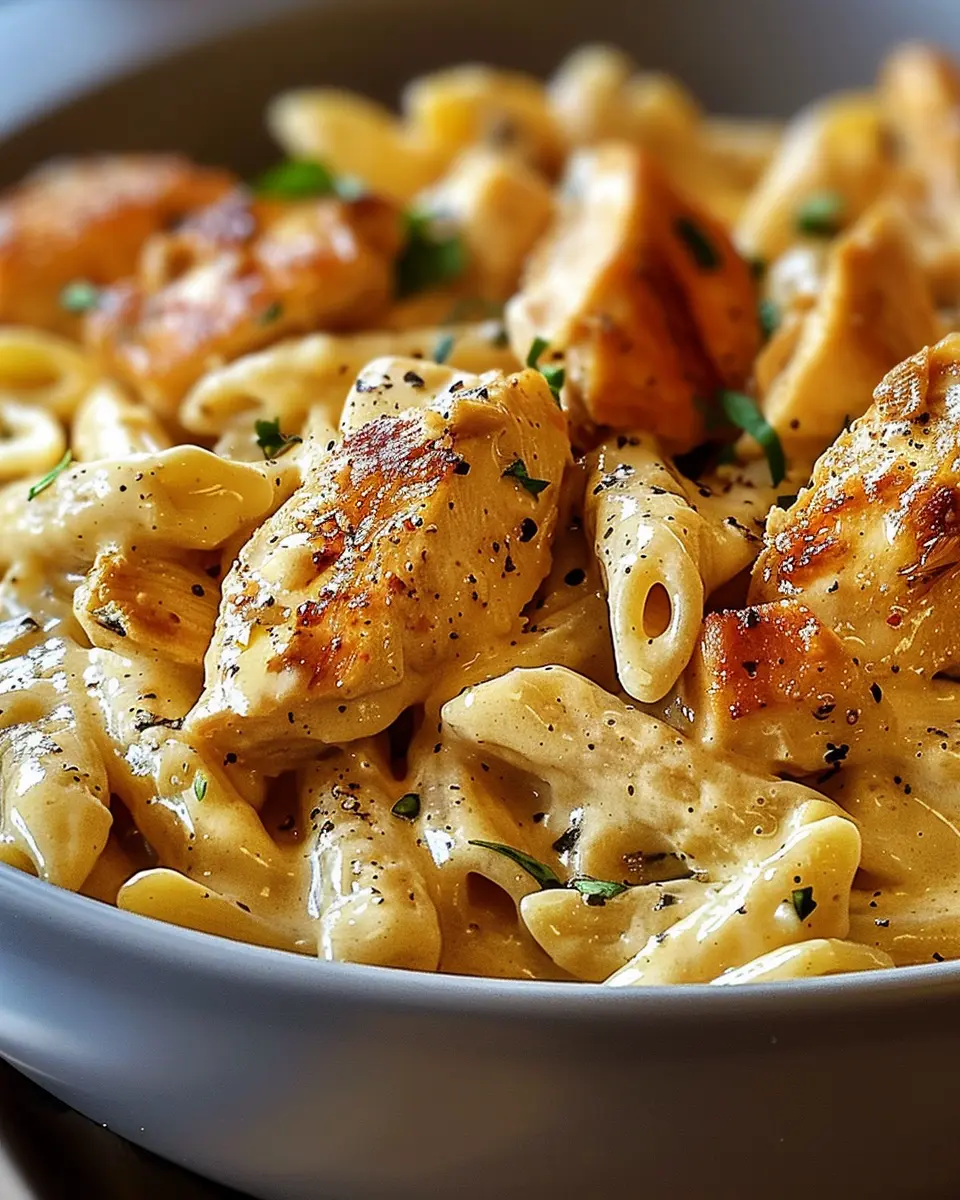 Creamy Cajun Chicken Pasta: Indulgent Twist with Turkey Bacon