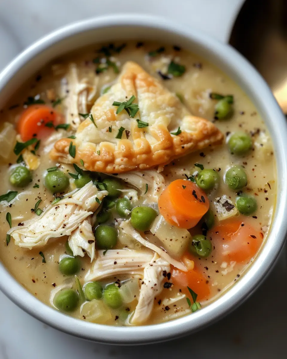 Crockpot Chicken Pot Pie Soup: Easy Comfort Food Delight