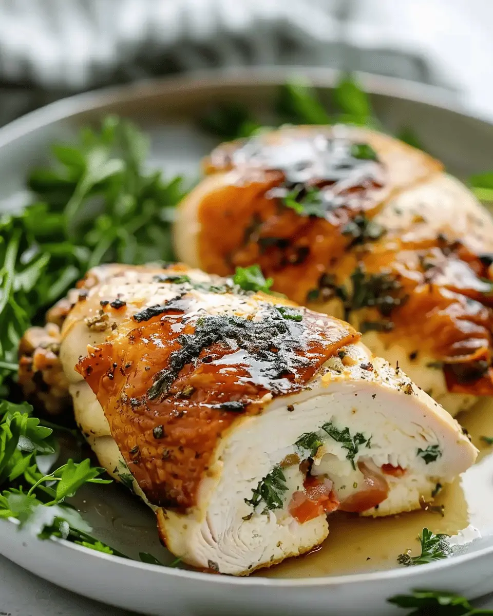 Delicious Stuffed Chicken Breast: Easy Recipe with Turkey Bacon