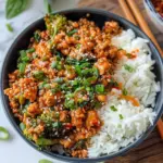 Firecracker Ground Chicken Bowl