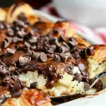 Chocolate Croissant Breakfast Bake