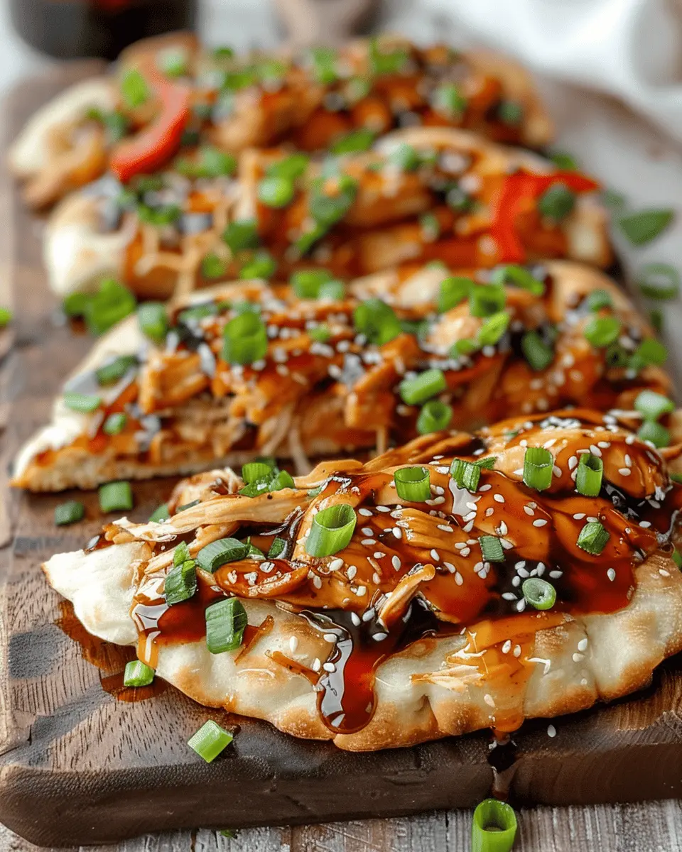 Teriyaki Chicken Flatbread: Easy Recipe for Flavor Lovers
