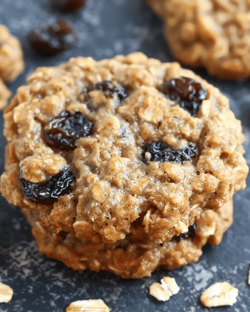 Ultimate Healthy Oatmeal Raisin Cookies That Are Soft and Chewy