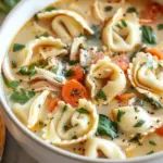 Crockpot Chicken Tortellini Soup