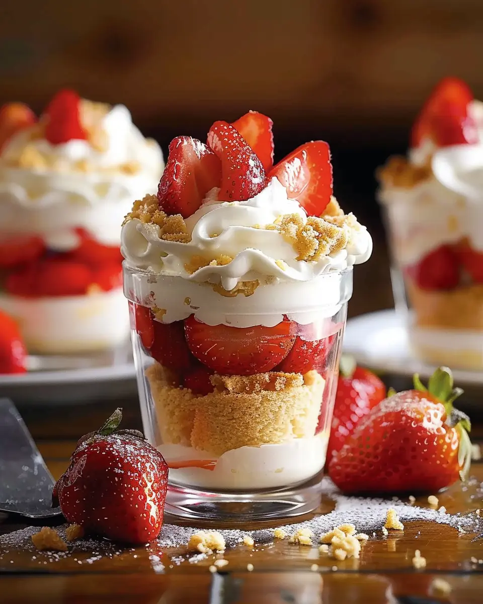 Strawberry Shortcake in a Cup: Easy, Delicious Summer Treat