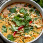 Crockpot Thai Coconut Chicken Soup