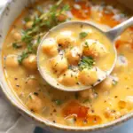Vegan Garlic Chickpea Soup