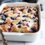 Overnight Blueberry French Toast Casserole