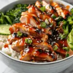 Healthy Sticky Chicken Bowls Recipe!