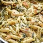 One Pot Creamy Pesto Chicken Pasta