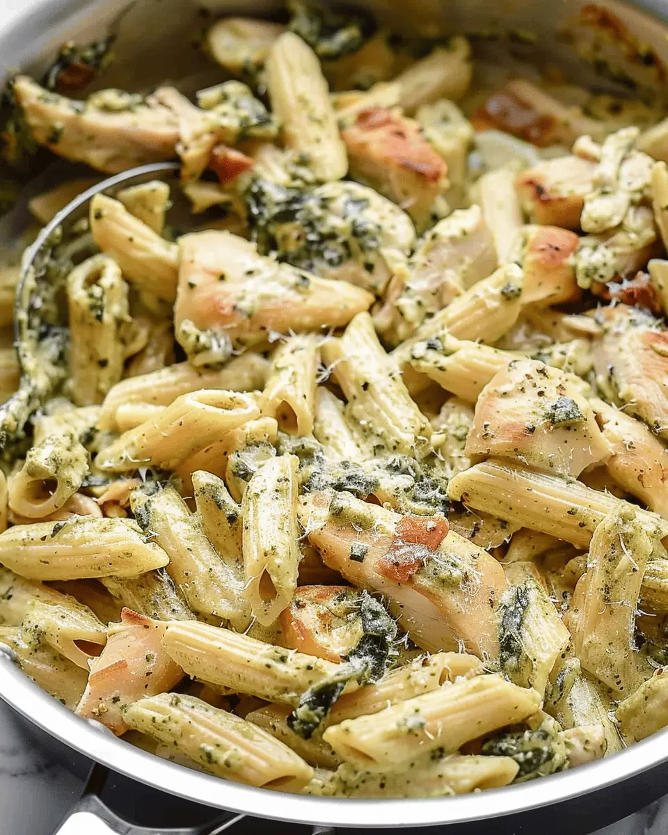 One Pot Creamy Pesto Chicken Pasta: Easy Comfort Food Delight