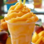 Refreshing Homemade Peach Slurpee