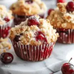 Cherry Cobbler Muffins