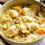 One Pot Chicken Dumpling Soup