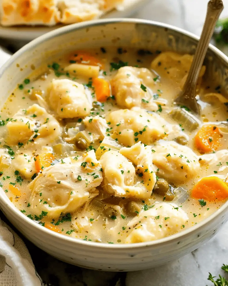 One Pot Chicken Dumpling Soup: Easy Comfort for Cozy Nights