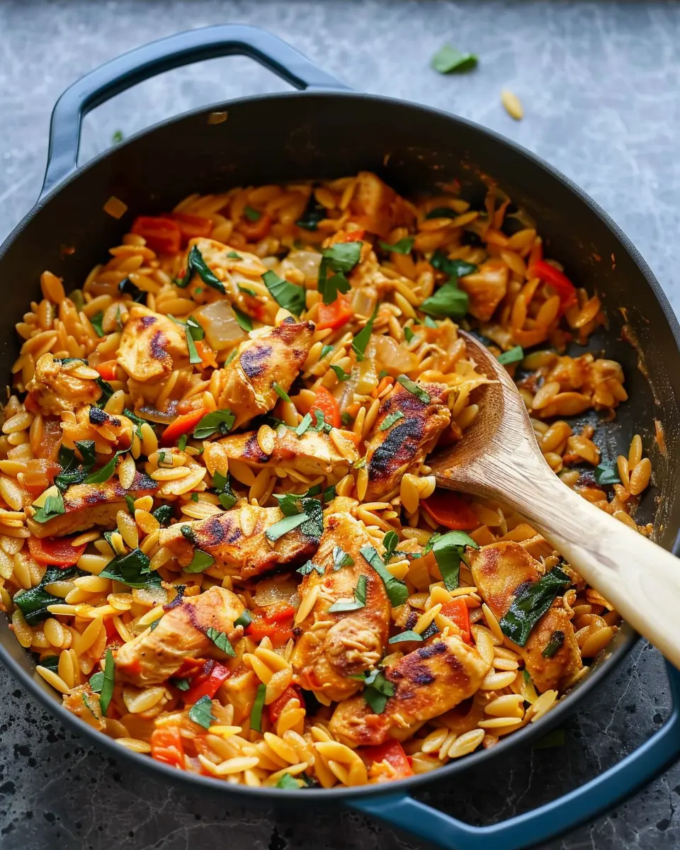Cajun Chicken Orzo: A Juicy Twist on Comfort Food Delight