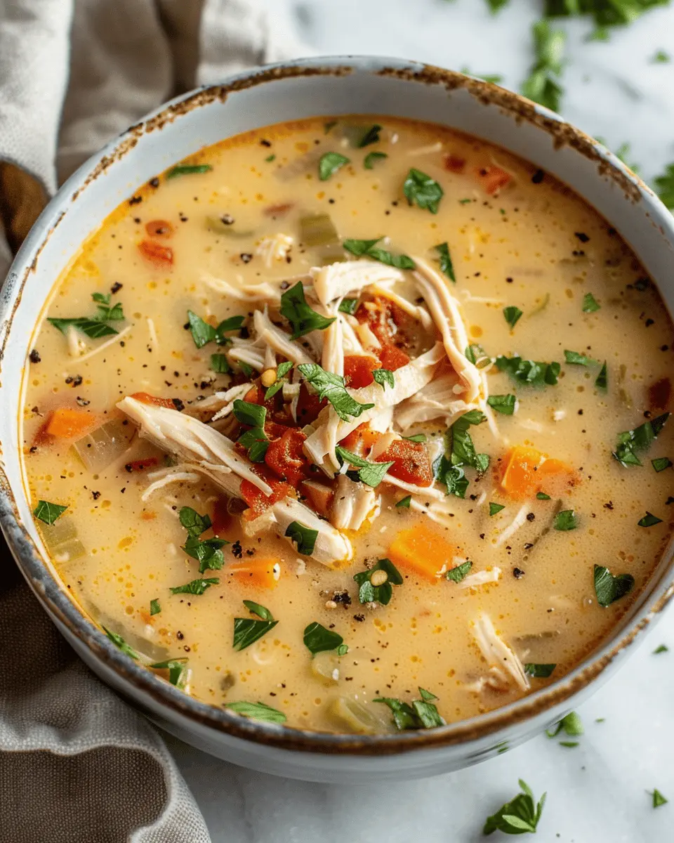Keto Crack Chicken Soup: Indulgent Comfort with Turkey Bacon