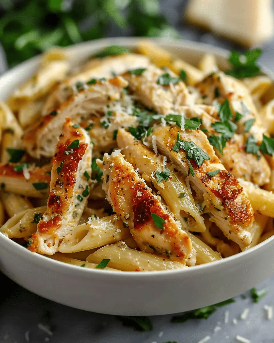 Healthy Garlic Parmesan Chicken Pasta: Easy Comfort Food Delight