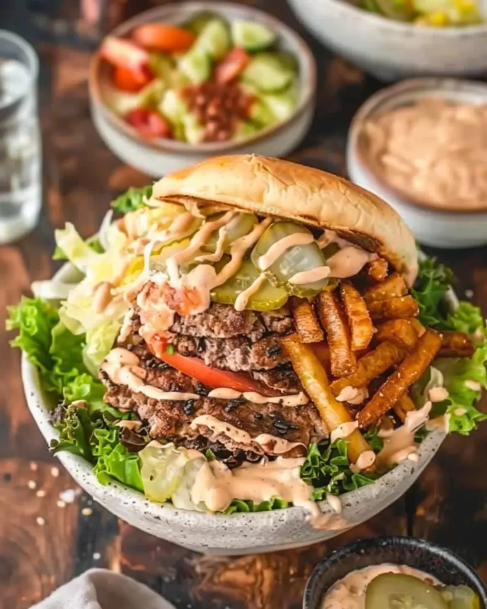 Burger bowls: Easy and Flavorful Turkey Bacon Delight