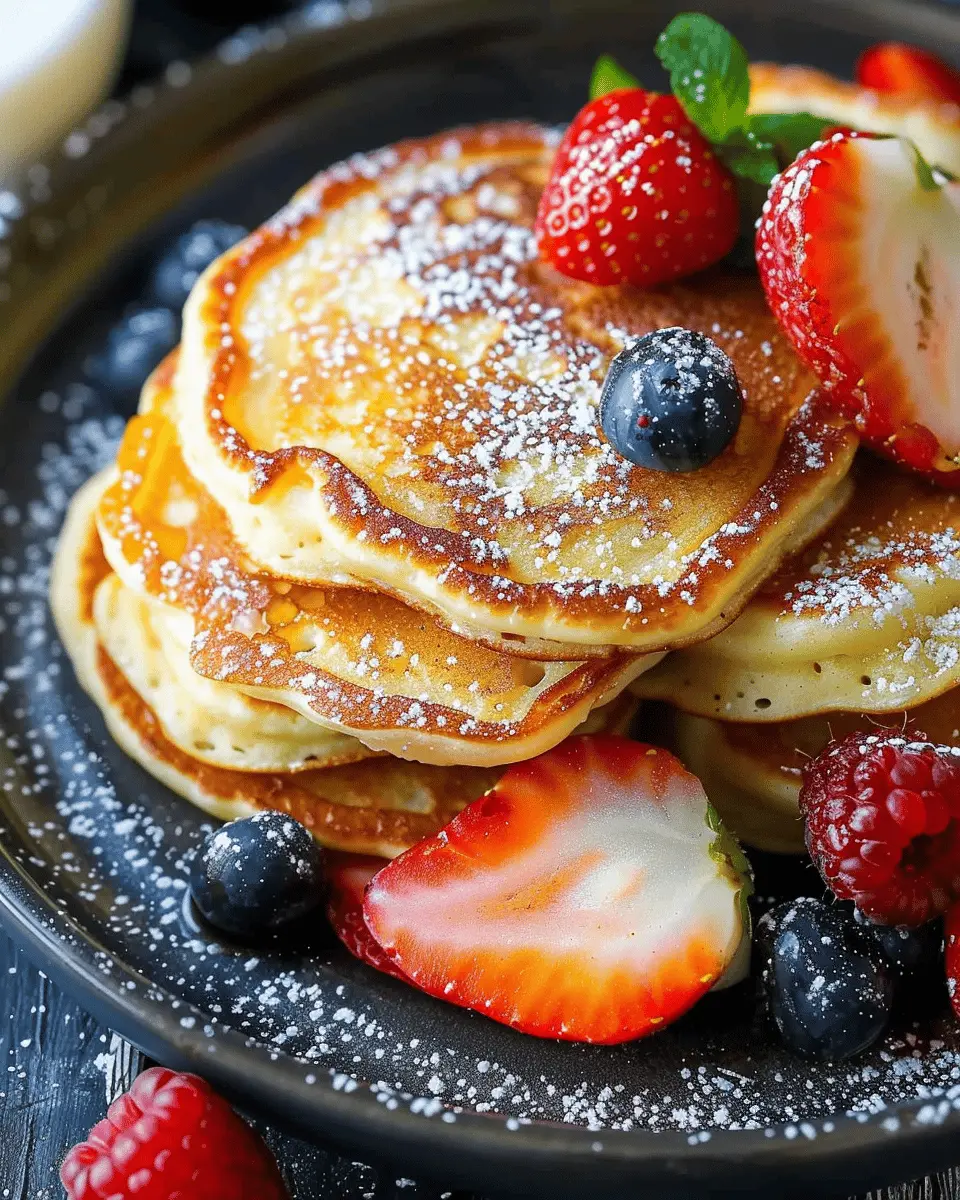 Cottage Cheese Pancakes: Easy, Fluffy Treats with Turkey Bacon