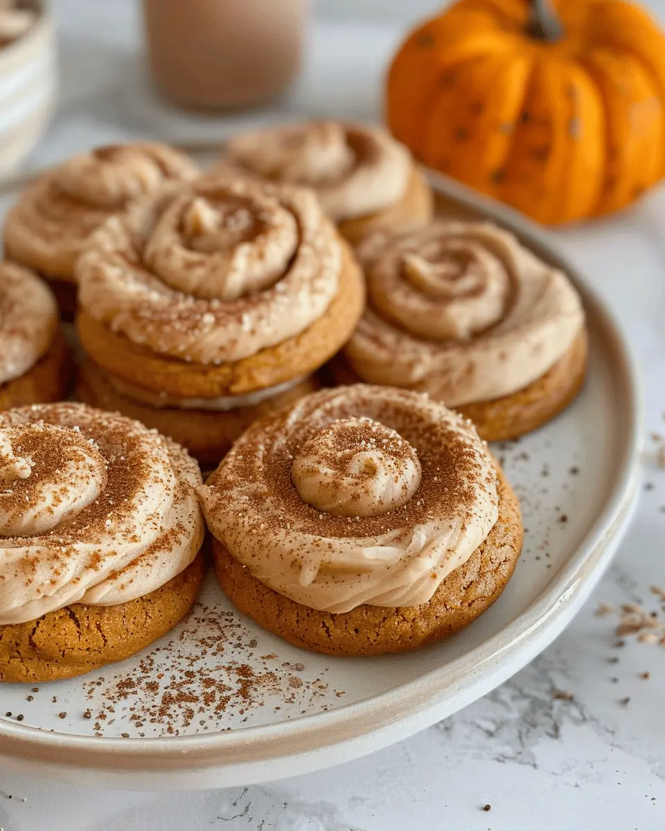 Soft Pumpkin Cookies with Cinnamon Frosting: The Best Fall Treats