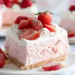 No Bake Strawberry Cloud Cake
