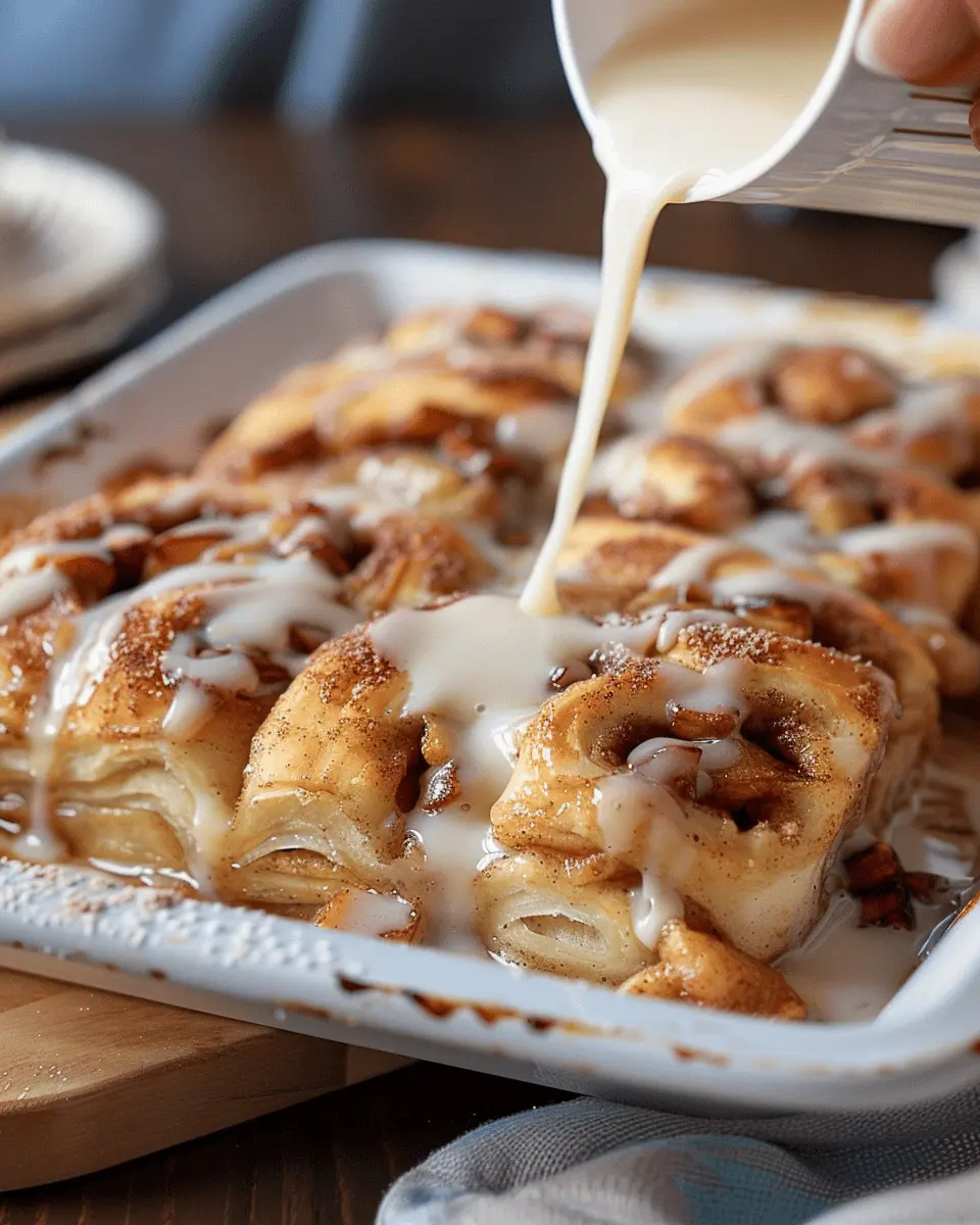 2 Ingredient Apple Cinnamon Roll Bake That’s Easy and Delicious