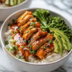 Healthy Sticky Chicken Bowls Recipe