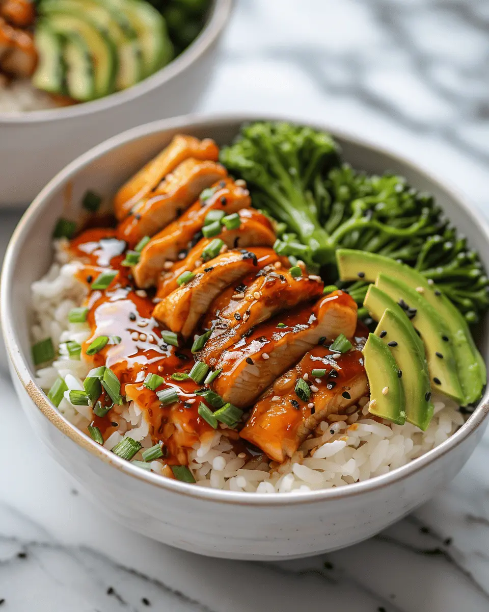 Healthy Sticky Chicken Bowls: A Flavorful and Easy Weeknight Meal