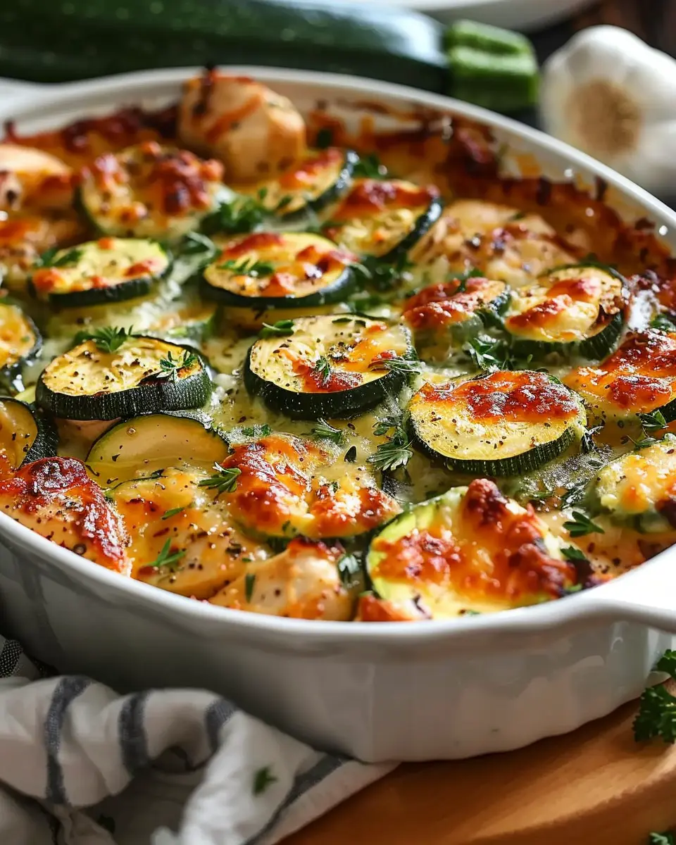 Easy Chicken Zucchini Bake Recipe: A Deliciously Healthy Twist