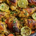 One Pan Mediterranean Chicken and Ric