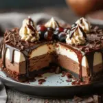 Recipe Card of Brownie Cheesecake