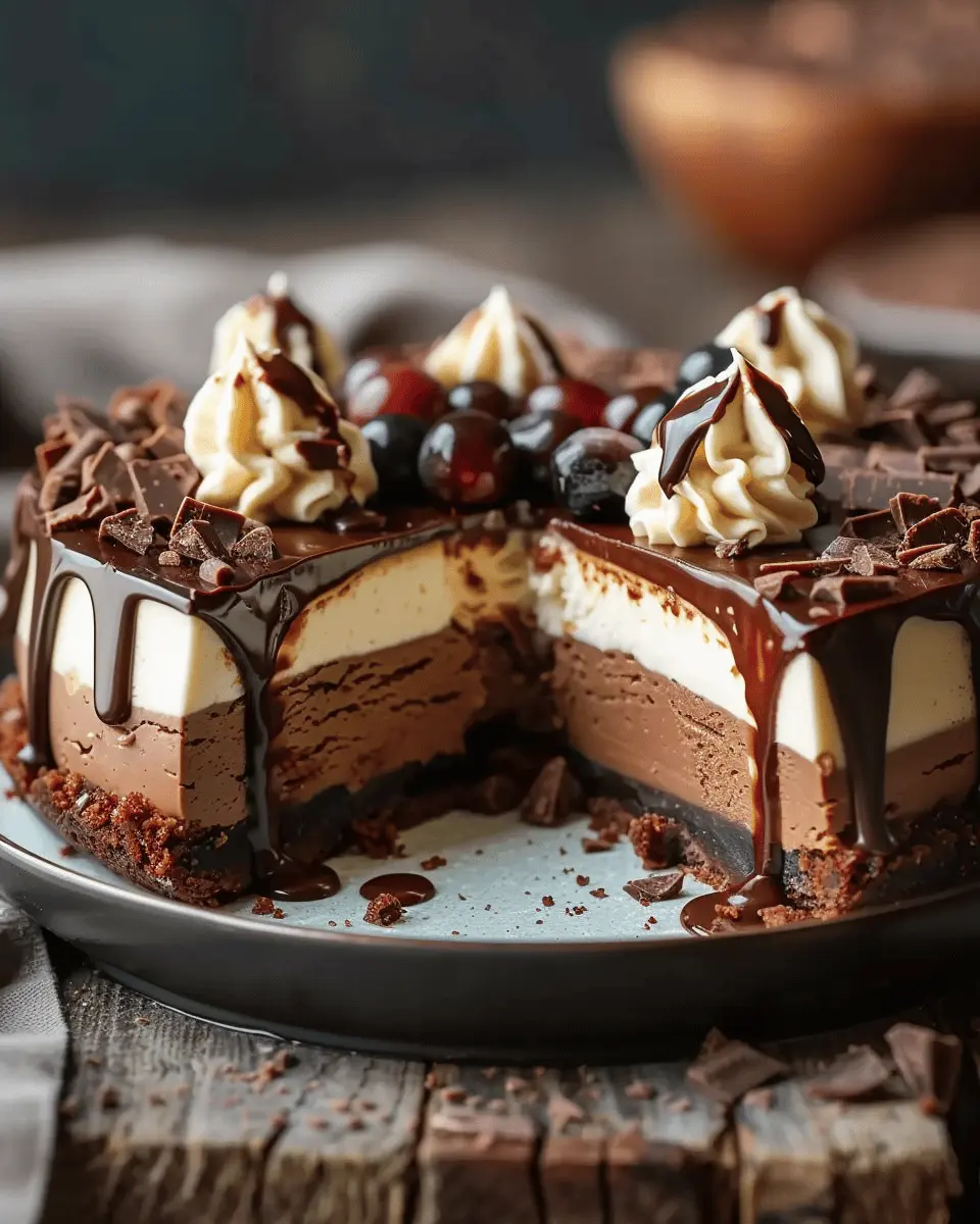 Recipe Card of Brownie Cheesecake: Indulge in a Creamy Delight