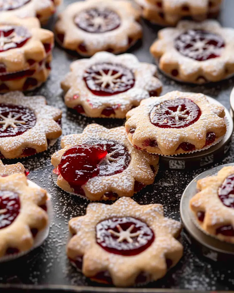 Shortbread Linzer Cookies: Easy Raspberry Jam Delights at Home
