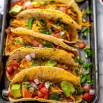 20 Minute Mini Baked Chicken Tacos