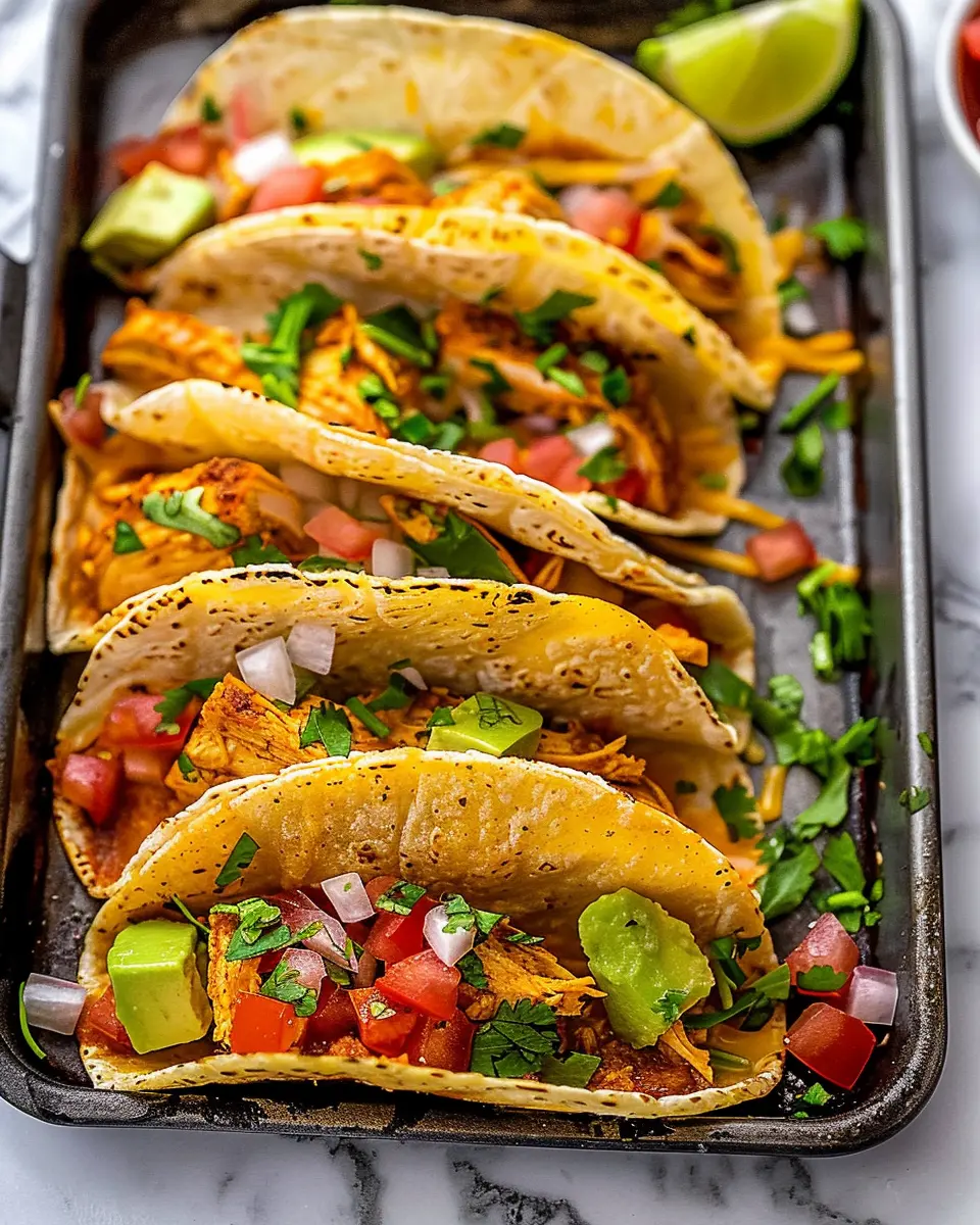 20 Minute Mini Baked Chicken Tacos: Easy, Delicious Family Dinner