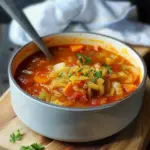 Low Calorie Cabbage Fat Burning Soup