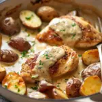 Chicken and Potatoes with Dijon Cream Sauce