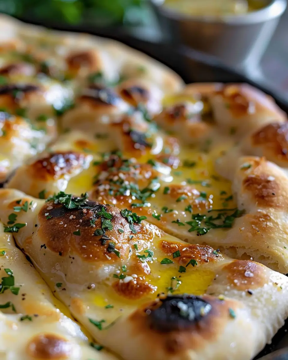 Garlic &amp; Butter Flatbread: The Easy Indulgence You’ll Love