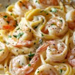 Creamy Garlic Shrimp Pasta