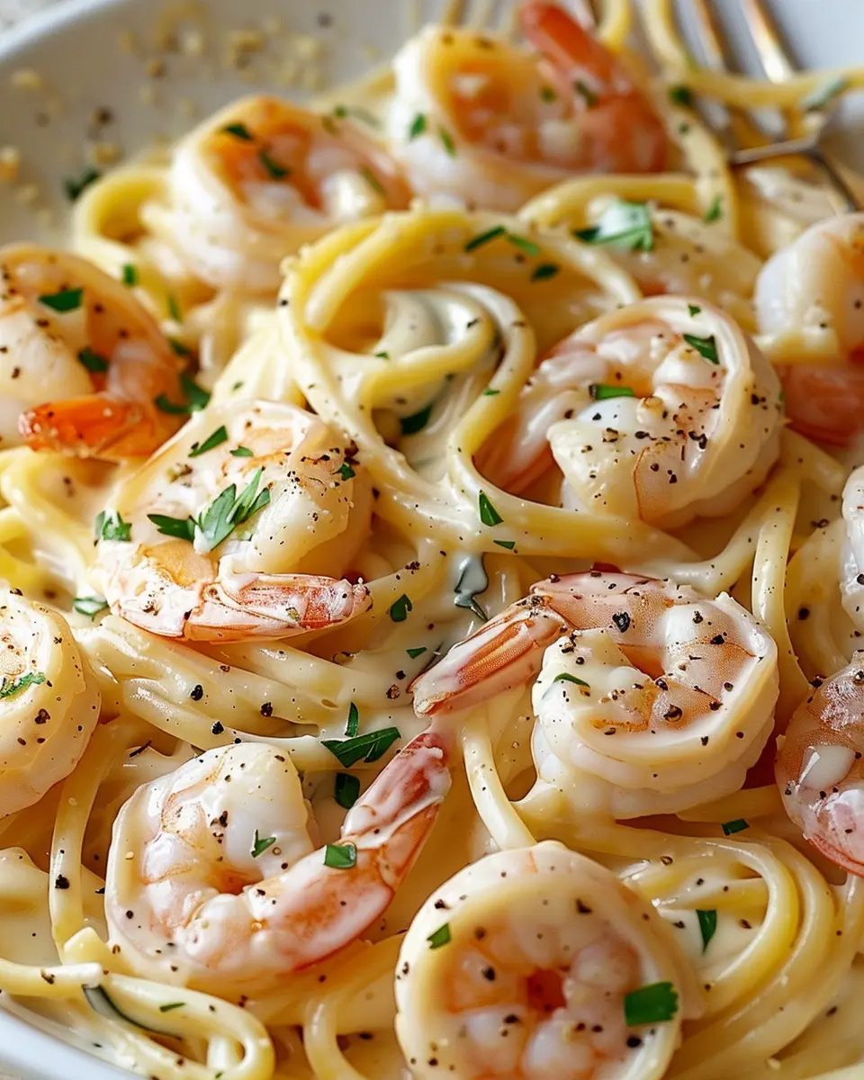 Creamy Garlic Shrimp Pasta: A Luxuriously Indulgent Treat